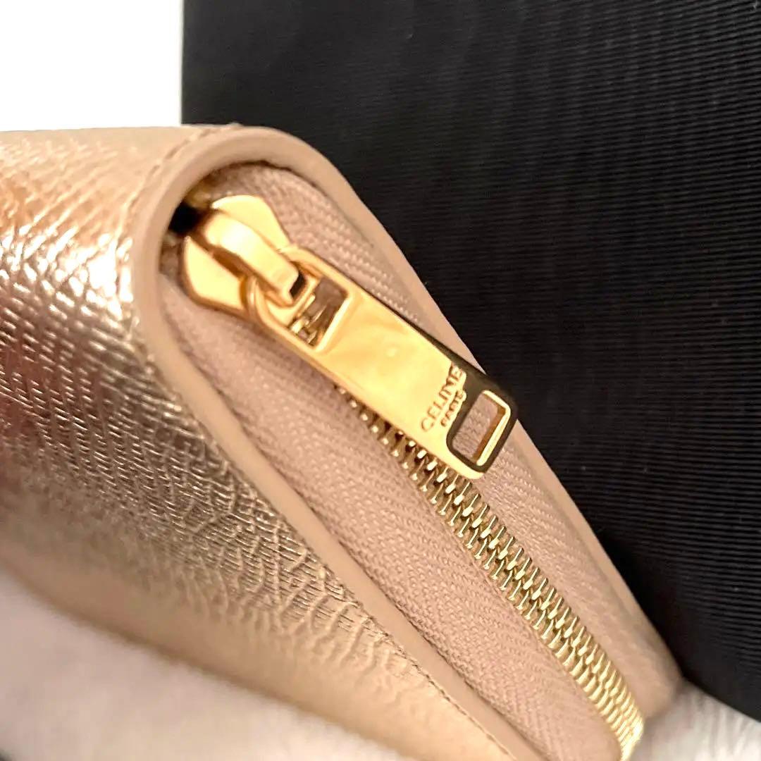 セリーヌ　パース　ゴールド　未使用