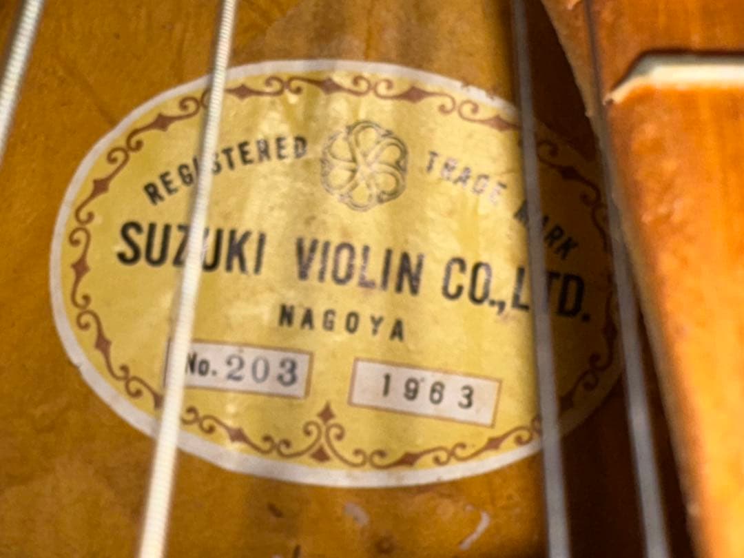 SUZUKIバイオリン製　マンドリン　No.203 1963年1915-09-1