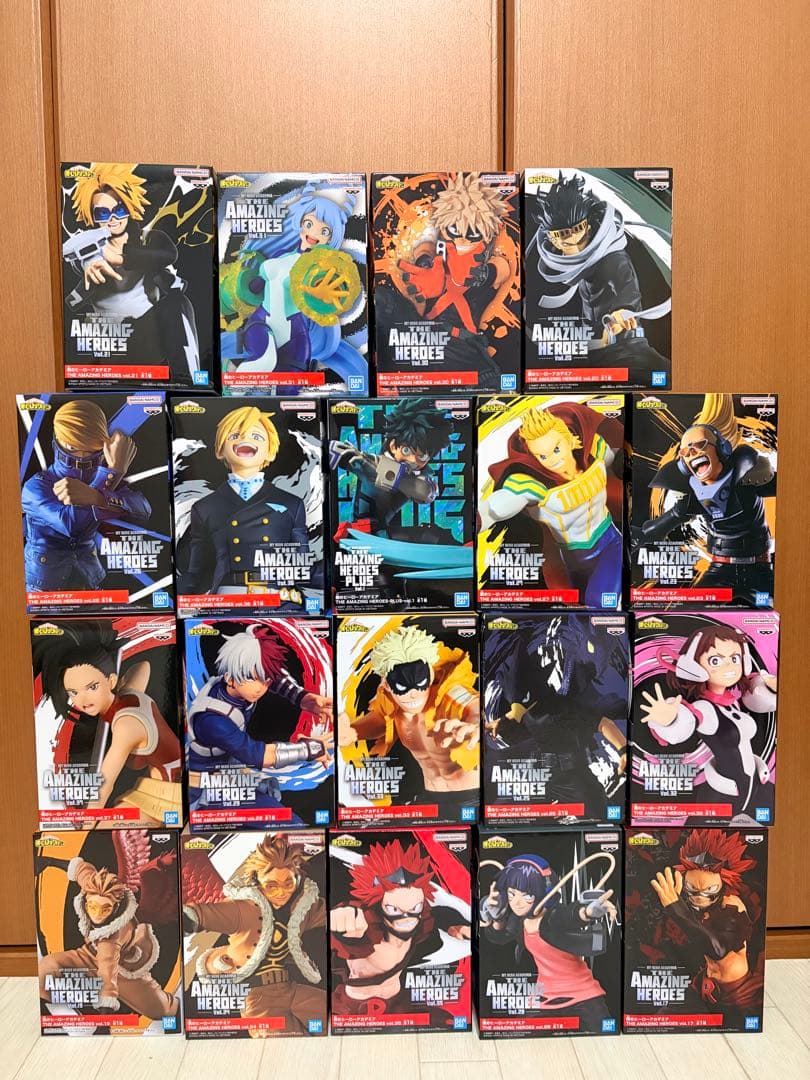 僕のヒーローアカデミア AMAZING HEROES フィギュア１９体セット５２