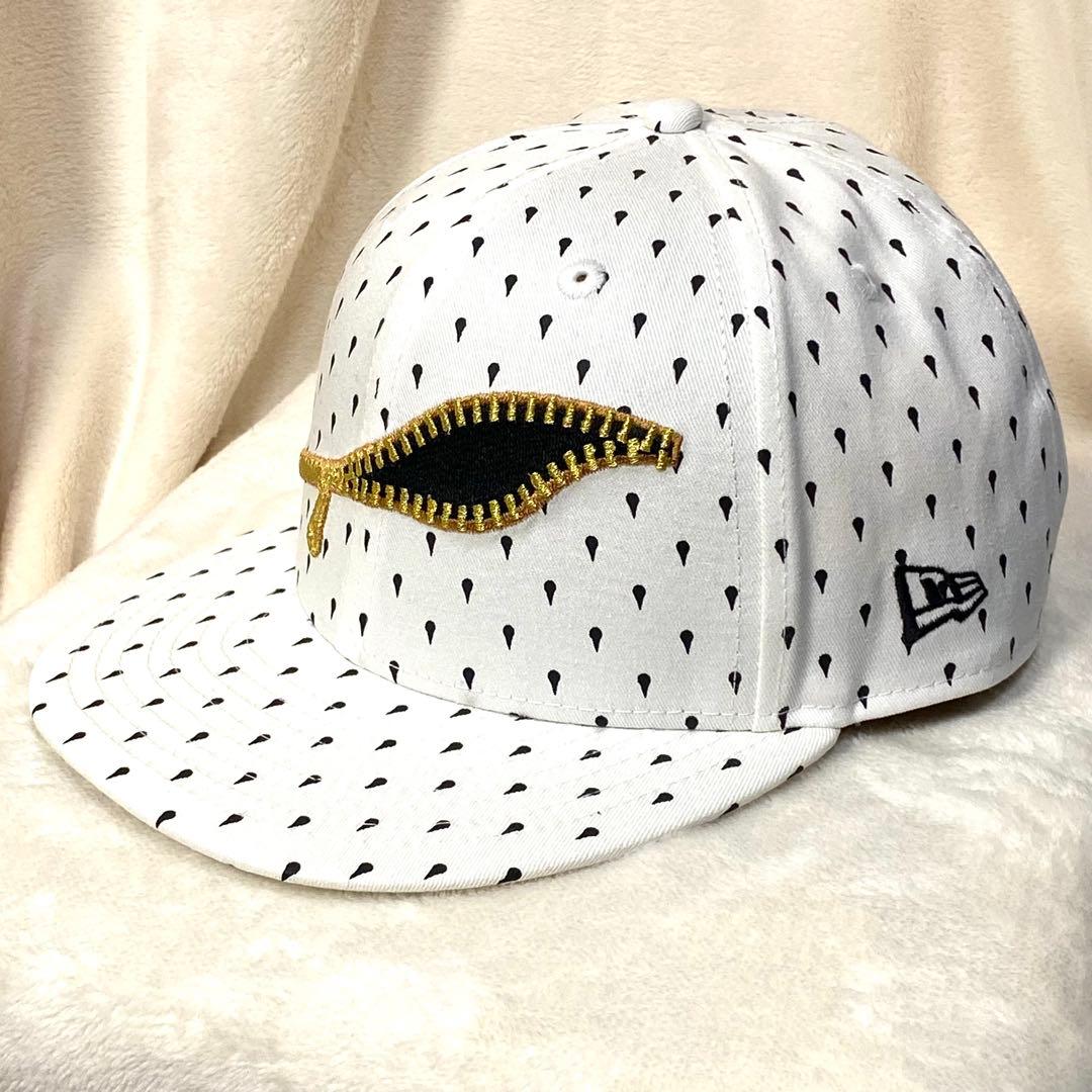 NEW ERA × JOJO 黄金の風 コラボキャップ M/Lサイズ ホワイト