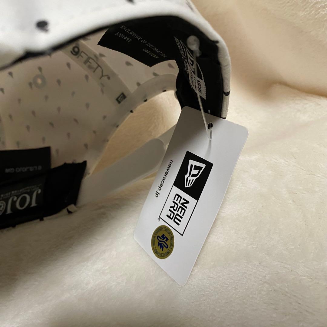 NEW ERA × JOJO 黄金の風 コラボキャップ M/Lサイズ ホワイト