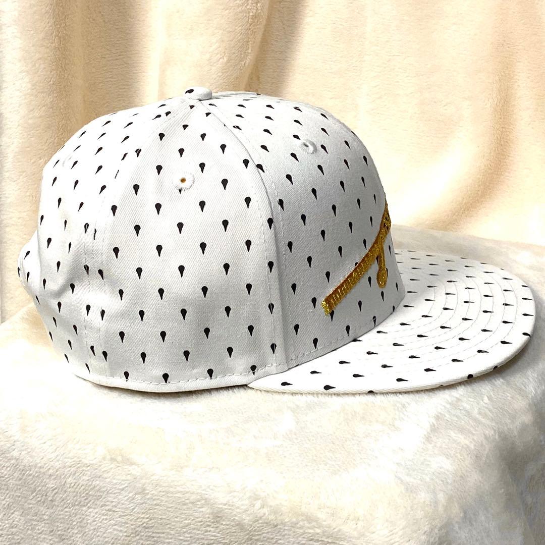 NEW ERA × JOJO 黄金の風 コラボキャップ M/Lサイズ ホワイト