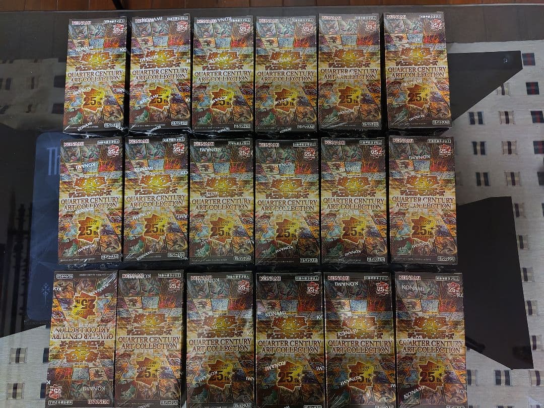 遊戯王 QUARTER CENTURY ART COLLECTION 18BOX