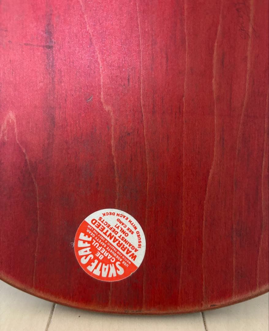 SANTA CRUZ EVER-SLICK デッキ レッド