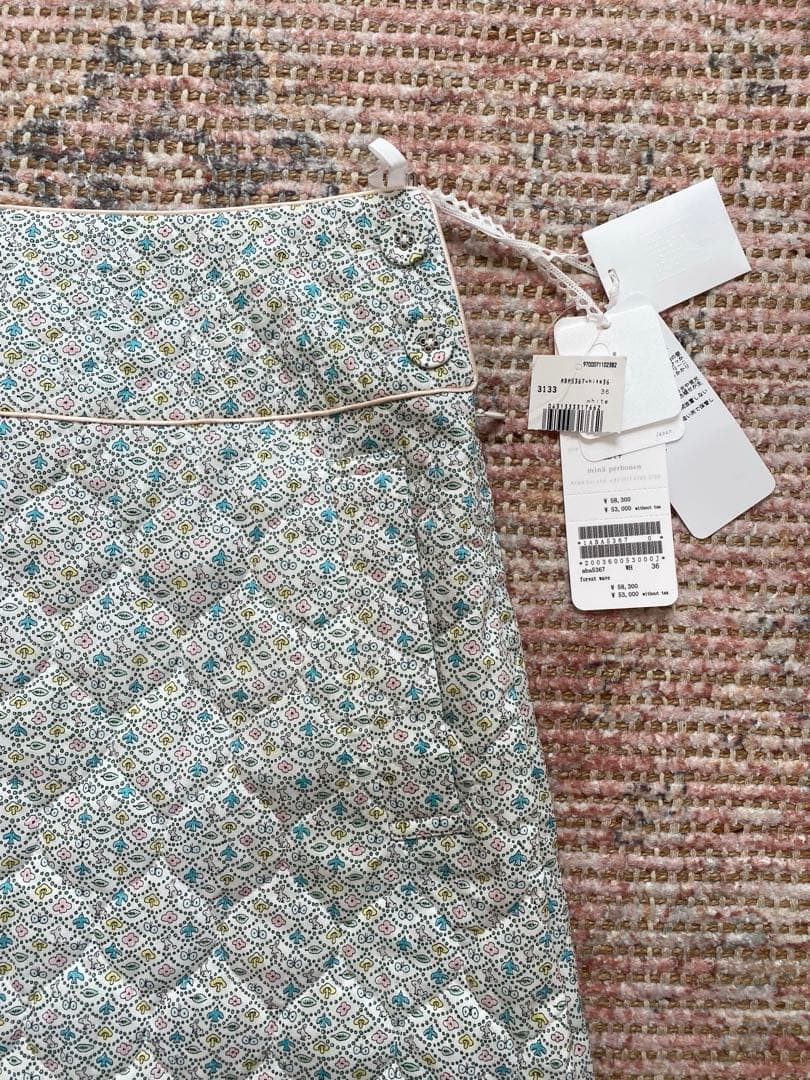 ミナペルホネンminaperhonen♡キルティングスカート36