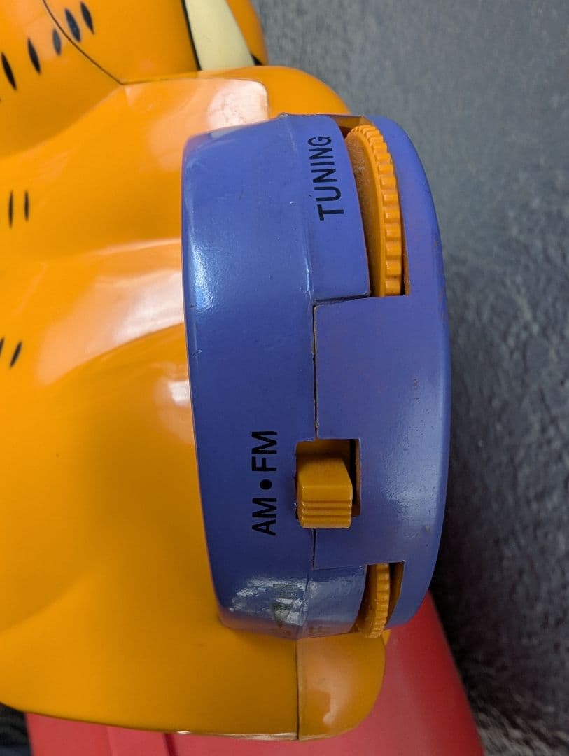 超レア【ガーフィルド 型ラジオ(ジャンクな為)インテリアで販売の中古品】1981
