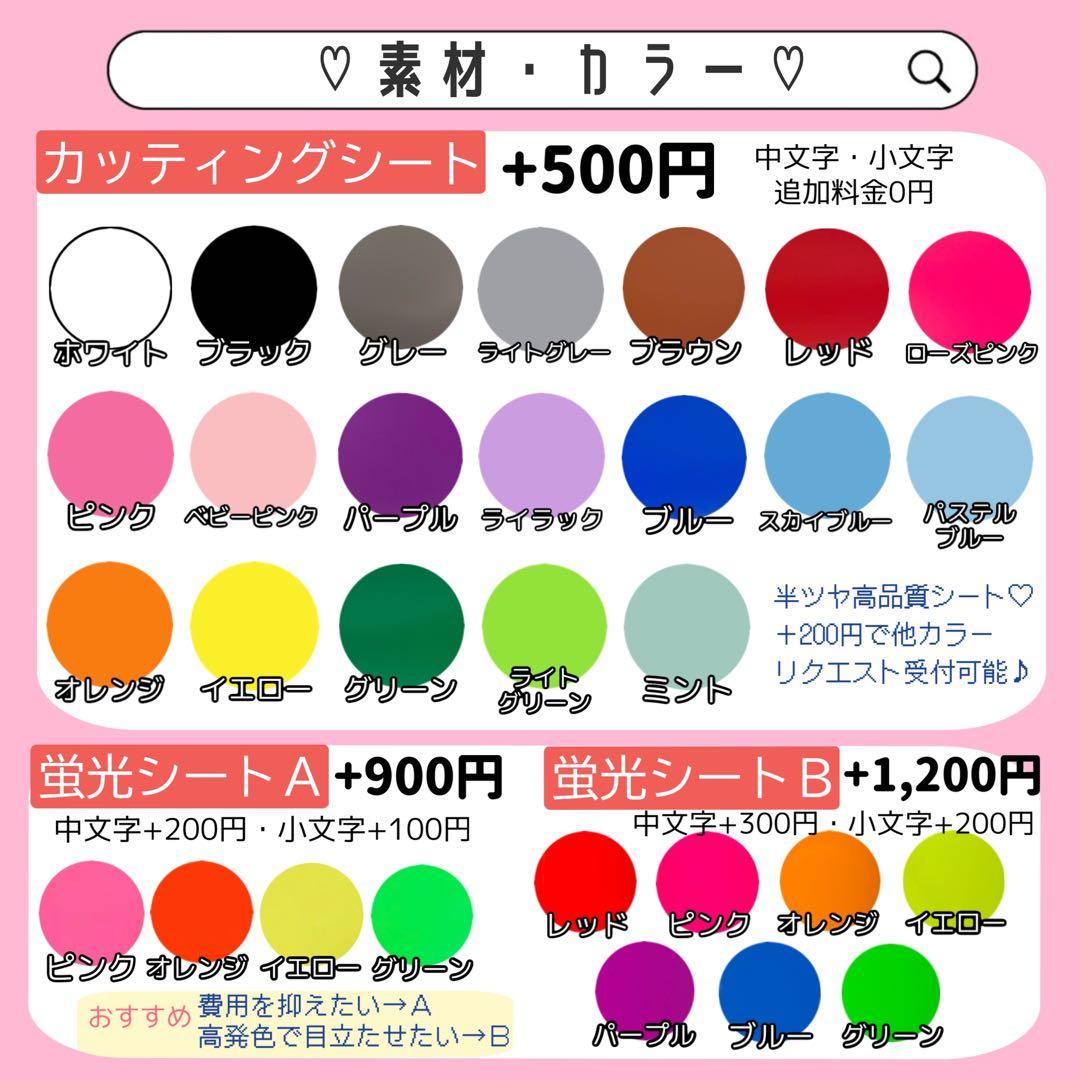 うちわ文字 オーダー　連結　ハングル　団扇屋さん