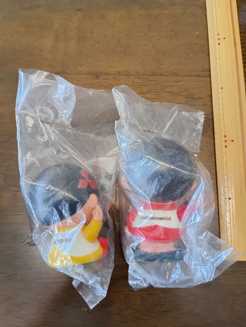 昭和レトロ 三菱電機 メル子ちゃん ソフビ 貯金箱 ２個セット