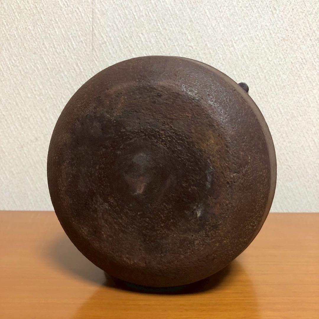 筒釜/人間国宝 釜師佐藤浄清作 糸目地紋 鐶 共箱 茶道具