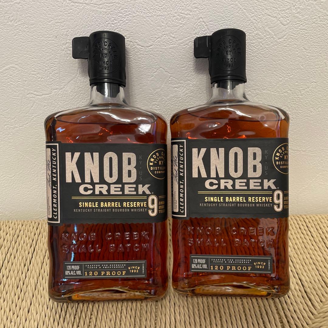 【終売品】KNOB CREEK シングルバレルリザーブ 9年 750ml 2本