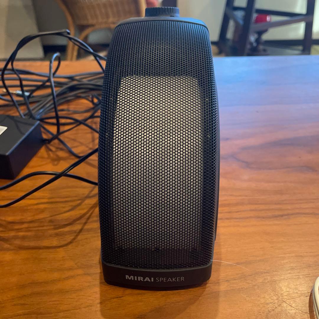 ミライスピーカーに電動肩叩きをお付けして