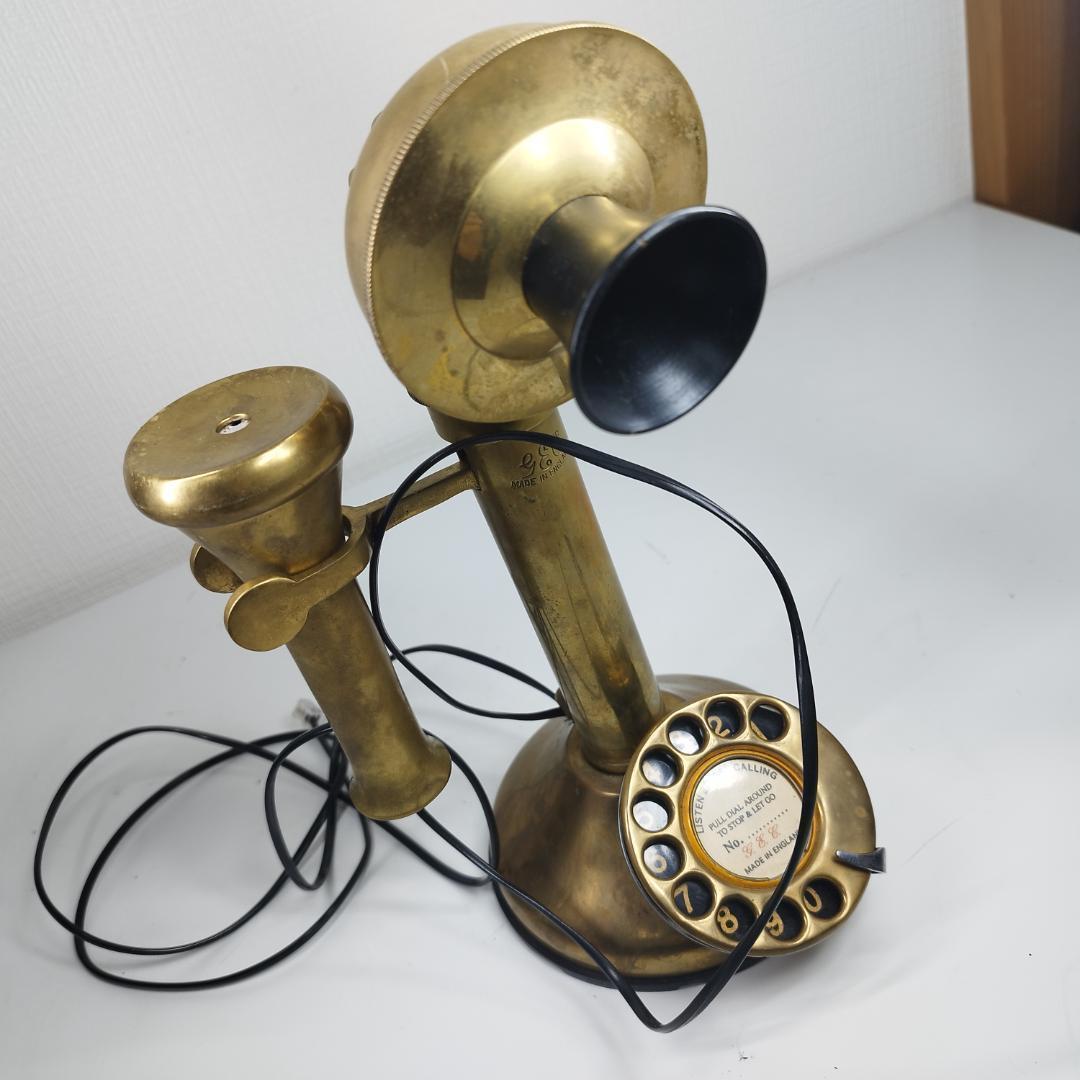 ゼネラル・エレクトリック 電話機 真鍮電話機 海外 雑貨 おしゃれ h7A1