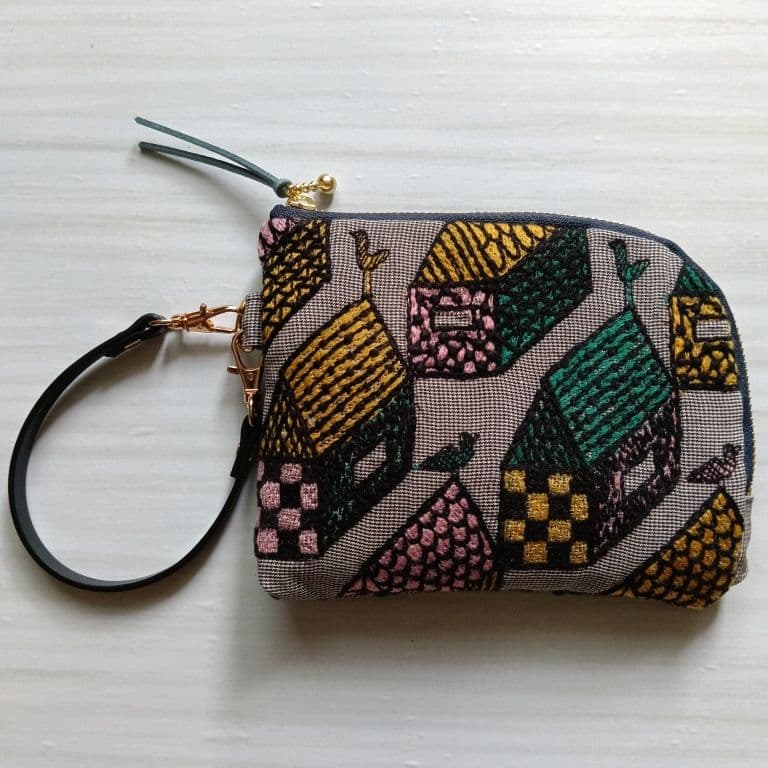 ✩ハッピー＊✩ミナペルホネン　ころんとミニポーチ　シンフォニー　ヴィレッジ