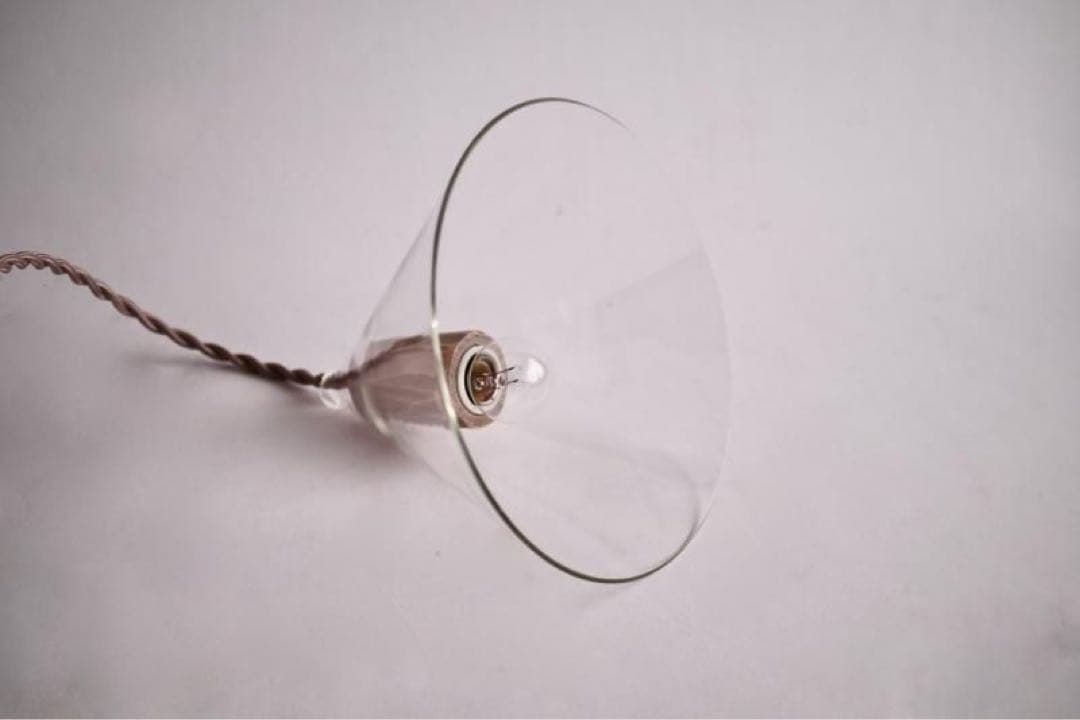 つむぎ商會〇ガラスペンダントライトランプ三角シェード三角形傘型天井照明