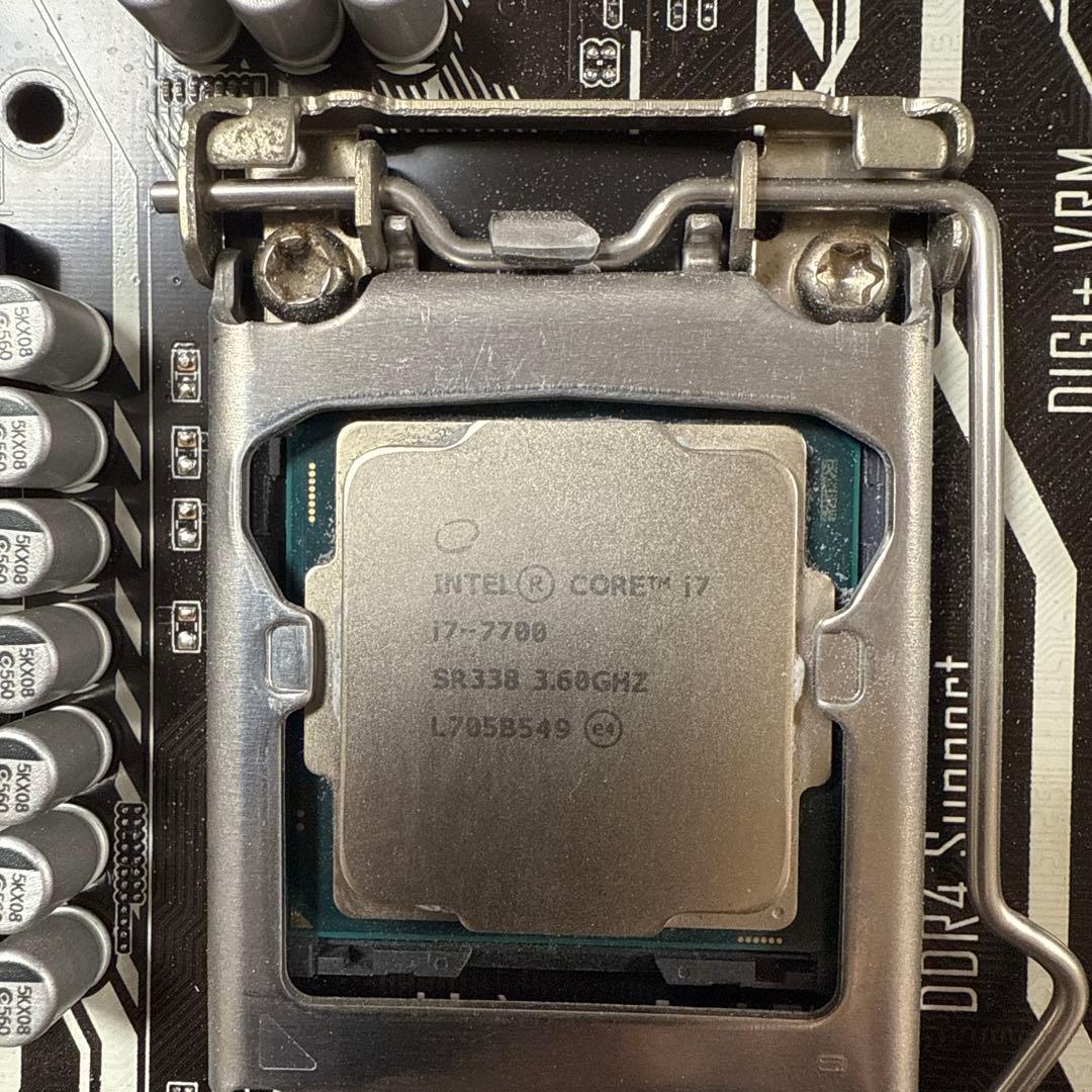 3⭐️CPU Core i7-7700とASUS PRIME H270-PLUS