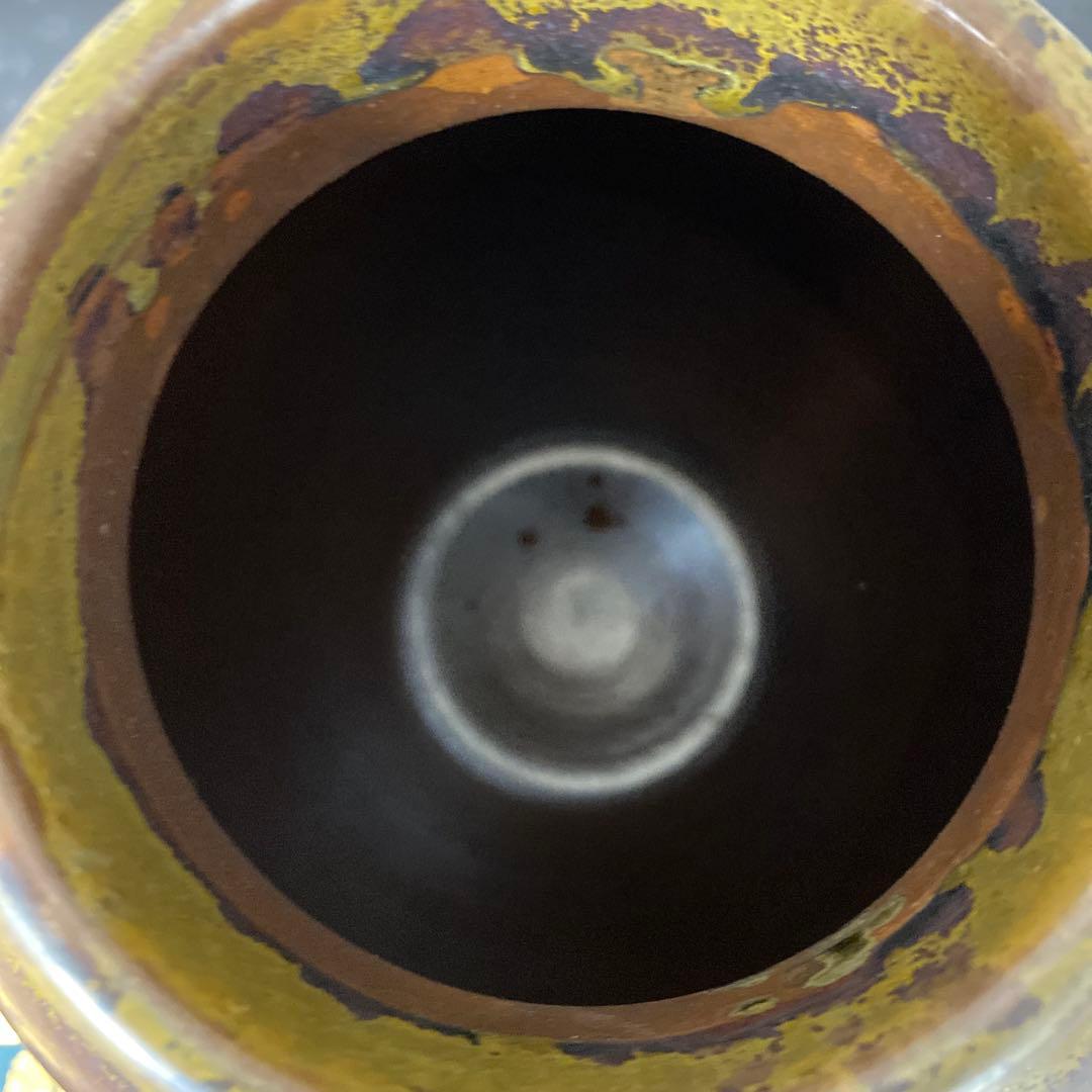 茶道具 尾中窯 市野克作 丹波焼 茶壺 飾壺 陶印 口切茶事 共箱