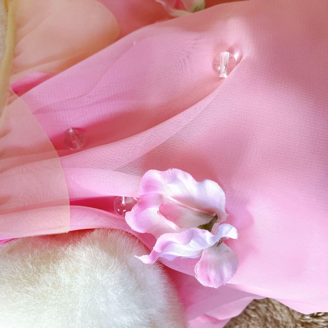 ハローキティ★フラワーフェアリー★スイトピー★特大LLサイズ★ぬいぐるみ★ピンク