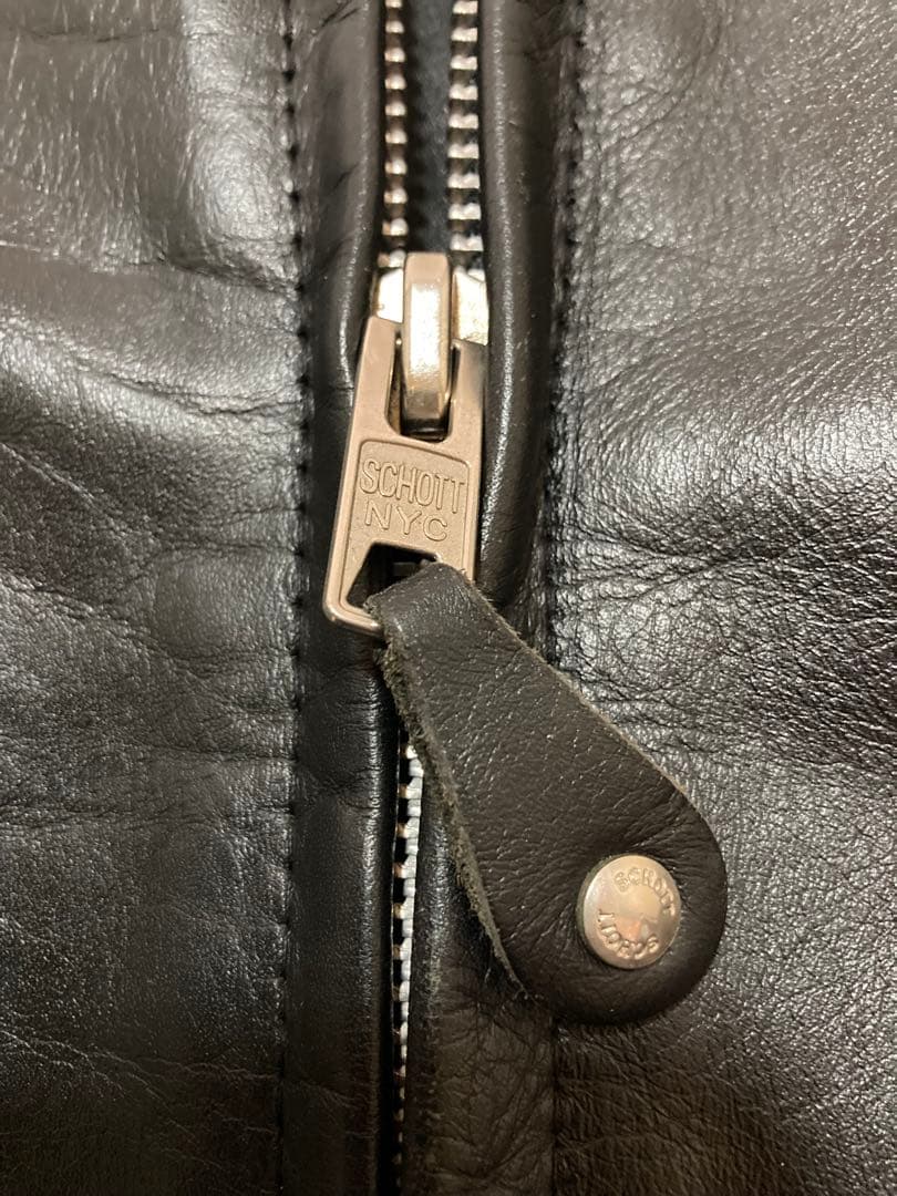 Schott ライダースジャケット　シングル　641 サイズ36 ボアライナー付