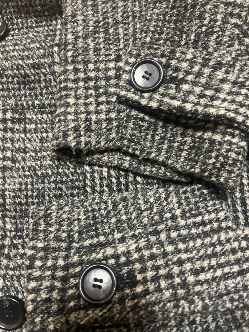 Spick & Span Wスライバーチェックハーフコート