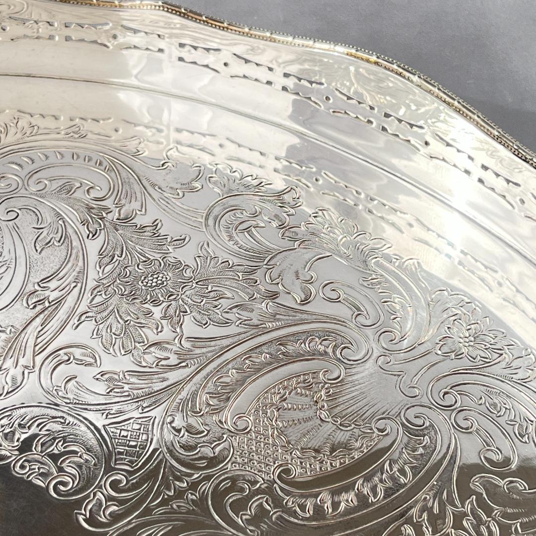 【Mappin & Webb】ギャラリートレー 37cm マッピンアンドウェッブ