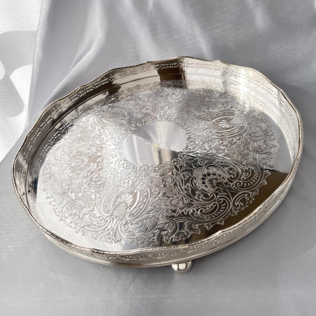 【Mappin & Webb】ギャラリートレー 37cm マッピンアンドウェッブ