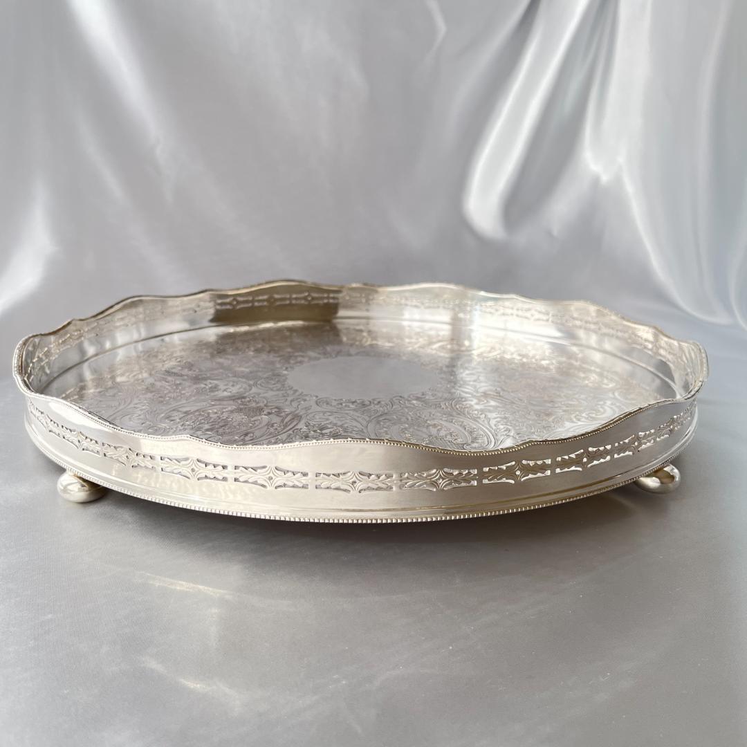 【Mappin & Webb】ギャラリートレー 37cm マッピンアンドウェッブ