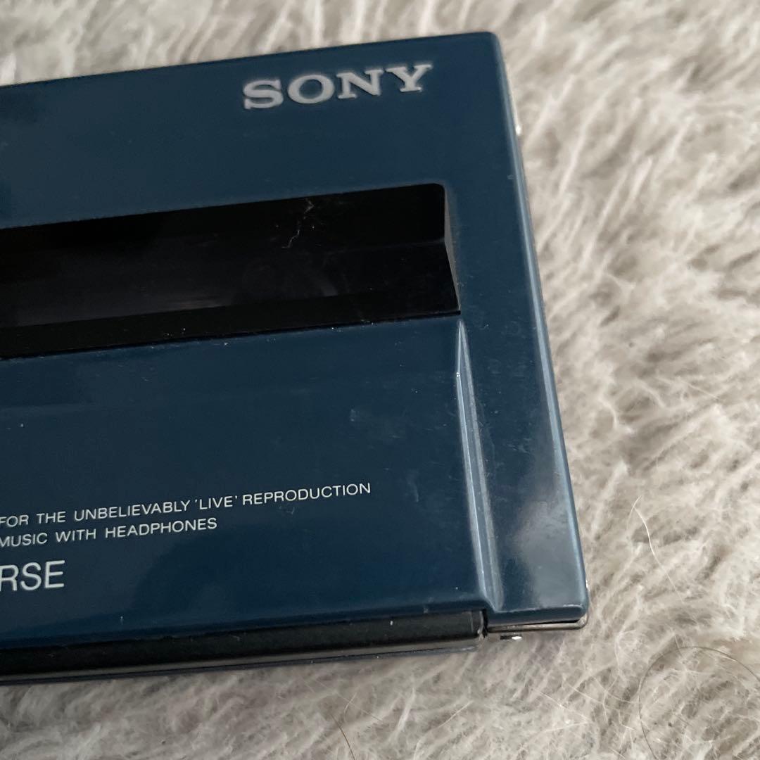 【ジャンク】SONY カセットウォークマン WM-150 ネイビー