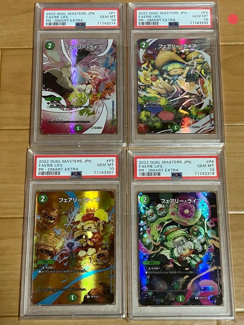 フェアリーライフ　神アート　春夏秋冬　フルアート　PSA10