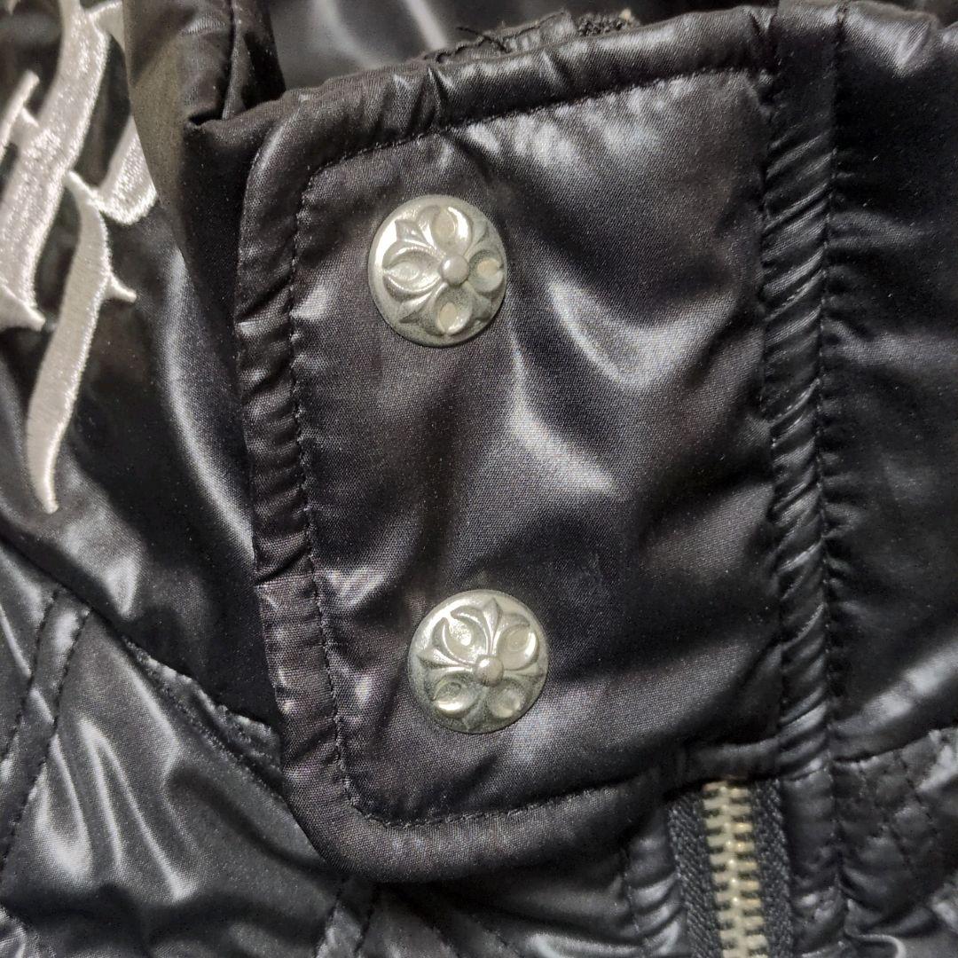 y2k 光沢 キルティング スタンド ブルゾン gimmick 短丈 お兄系