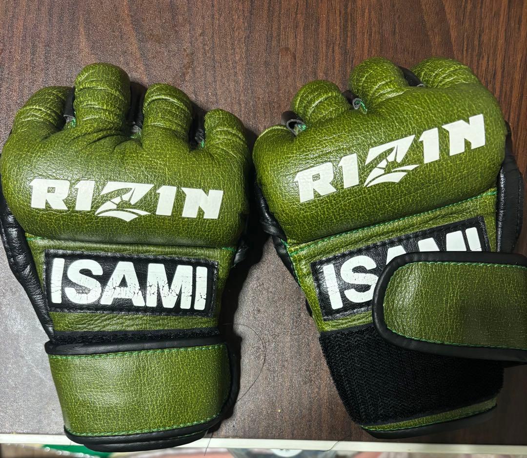 RIZIN ISAMI オープンフィンガーグローブ Sサイズ MMA 総合格闘技