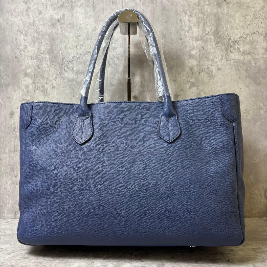 未使用 ADMJ エーディーエムジェイ シュリンクレザー トートバッグ