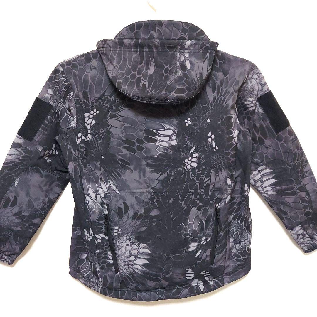 【新品・タグ付き】BDU タクティカルジャケット迷彩柄 長袖 フード付き