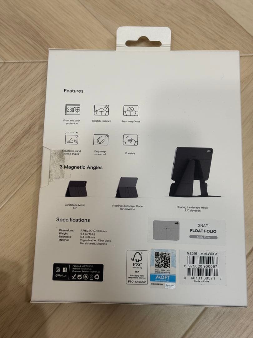 MOFT SNAPFLOTFOLIO iPad mini用