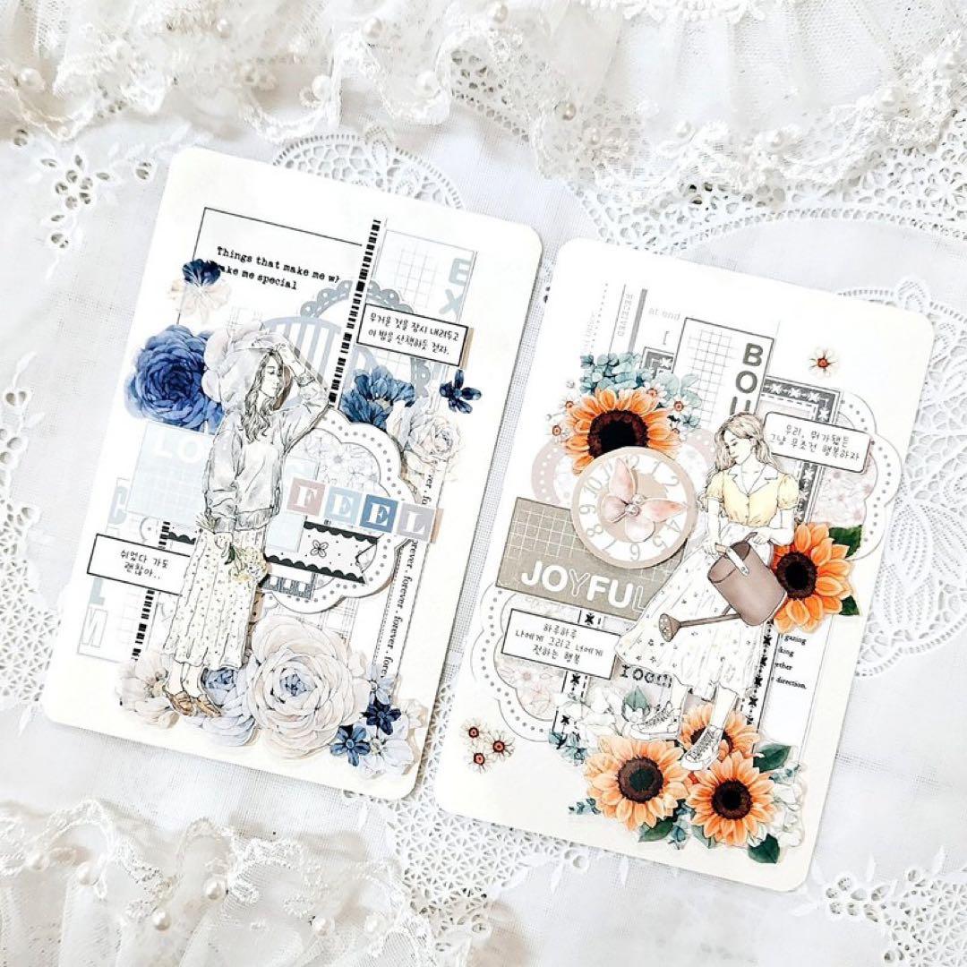 コラージュ素材　紙もの　素材紙　【1892】