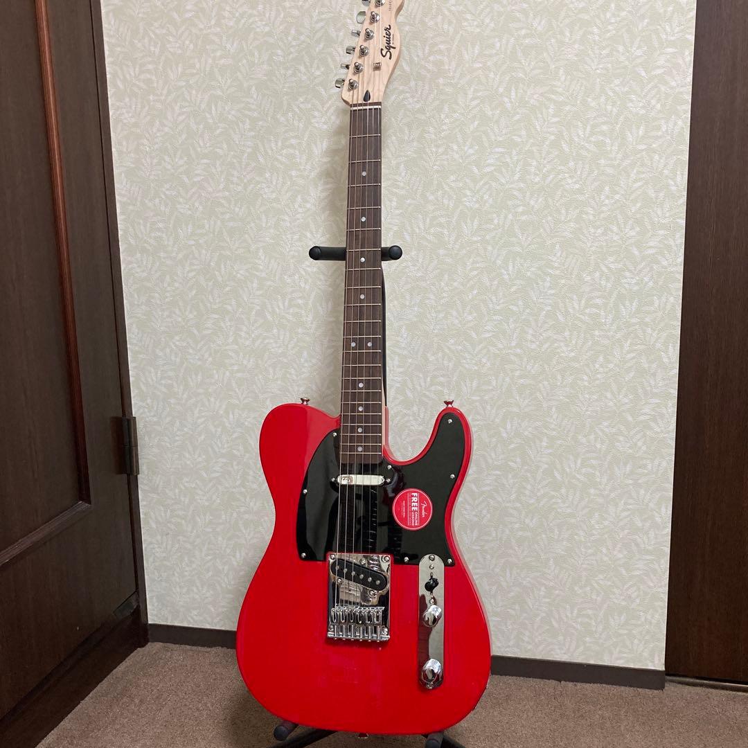全く未使用品（超美品）スクワイアテレキャスレッド