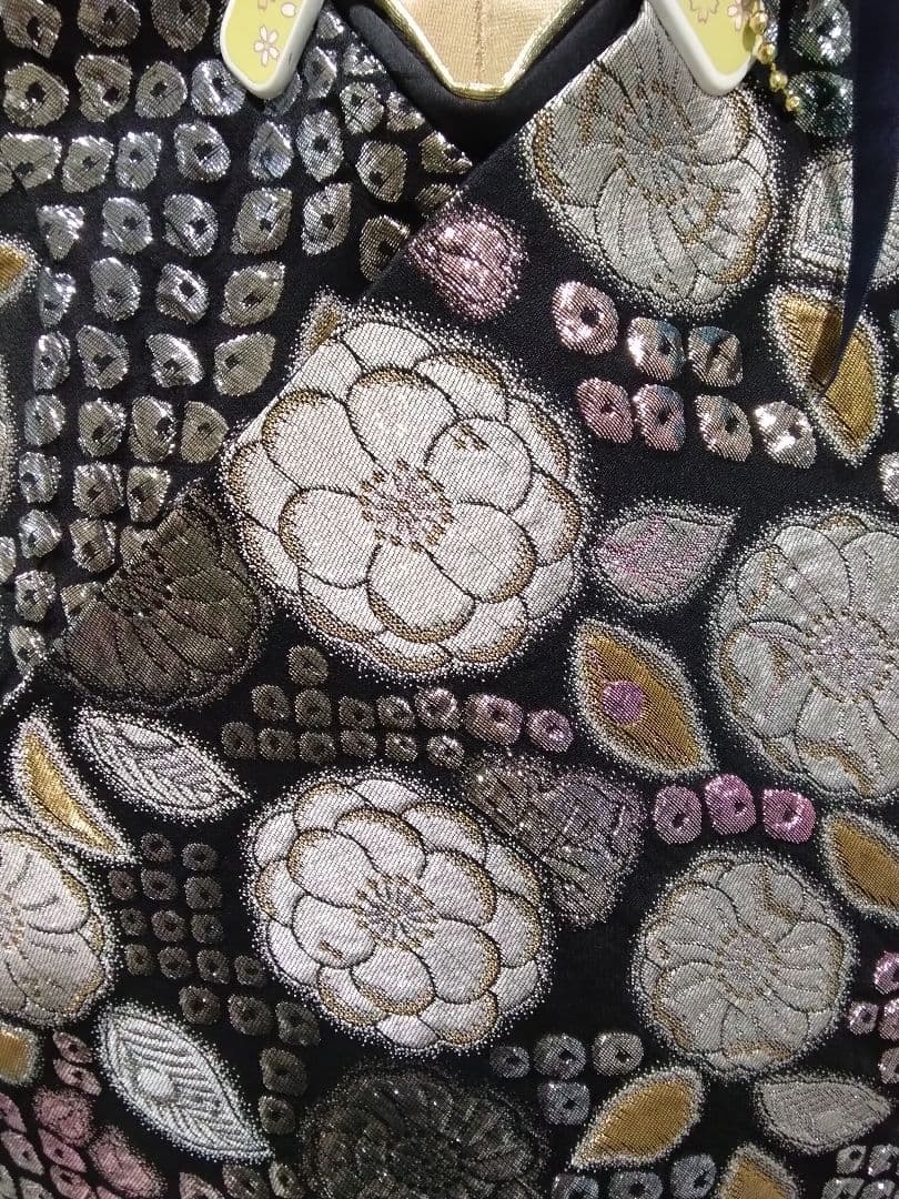 振袖フルセット、正絹絞り辻が花、成人式、重ね衿、帯揚げ帯締め、膨れ袋帯、襦袢