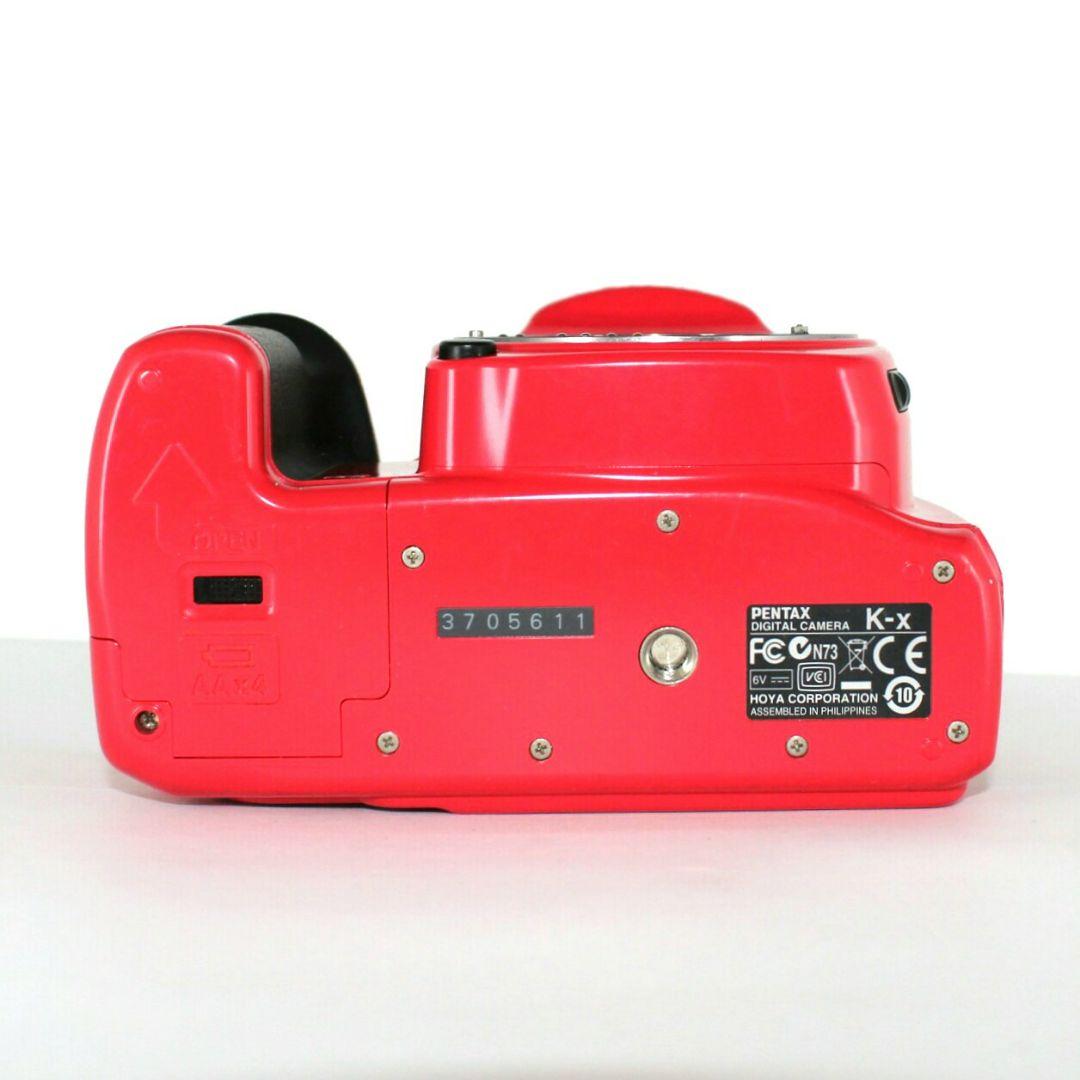 PENTAX K-x デジタル一眼レフカメラ レッド iPhone転送✨完動品✨