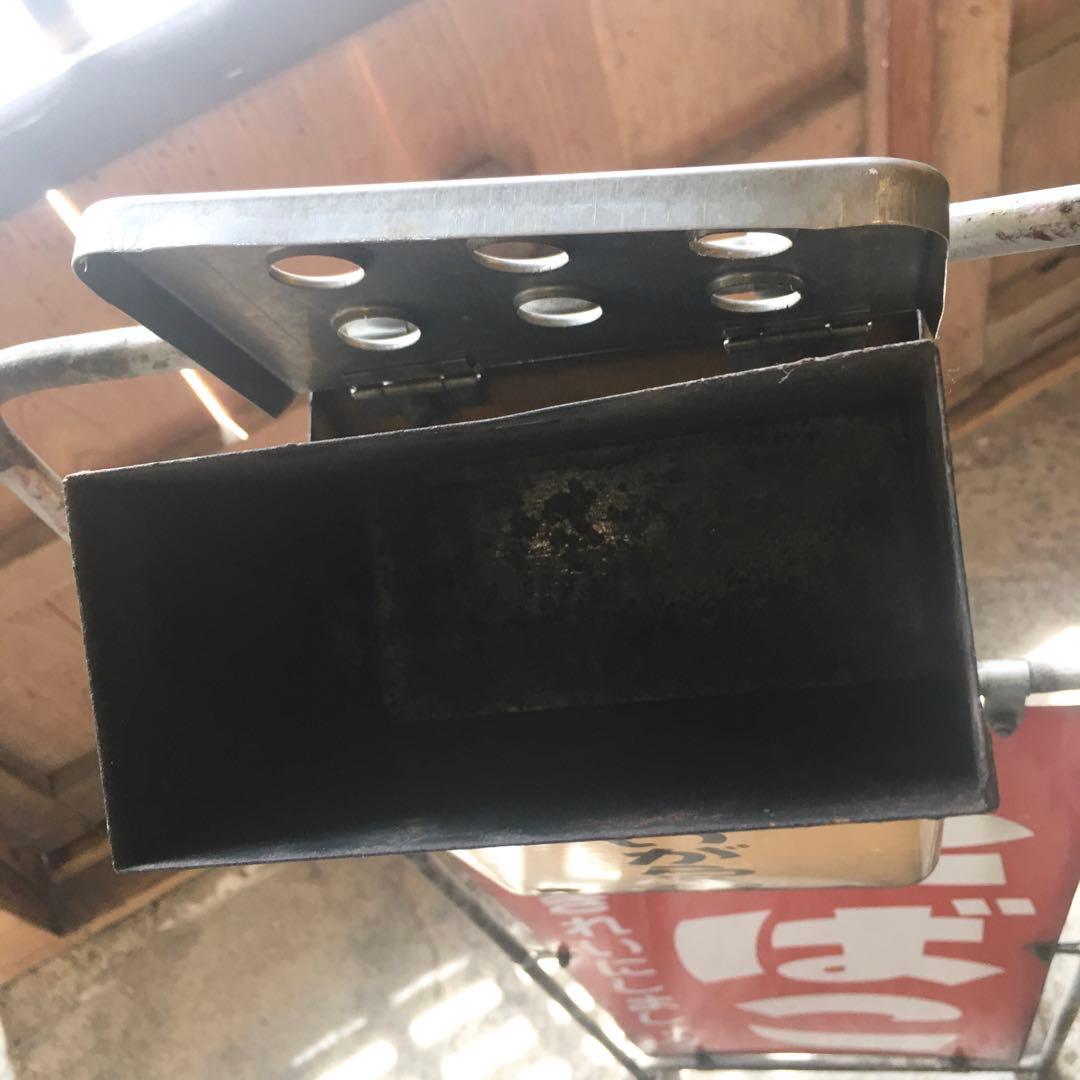 ☆両面/レトロ☆たばこ 琺瑯看板 灰皿 吸殻入れ タバコ 煙草 立て看板