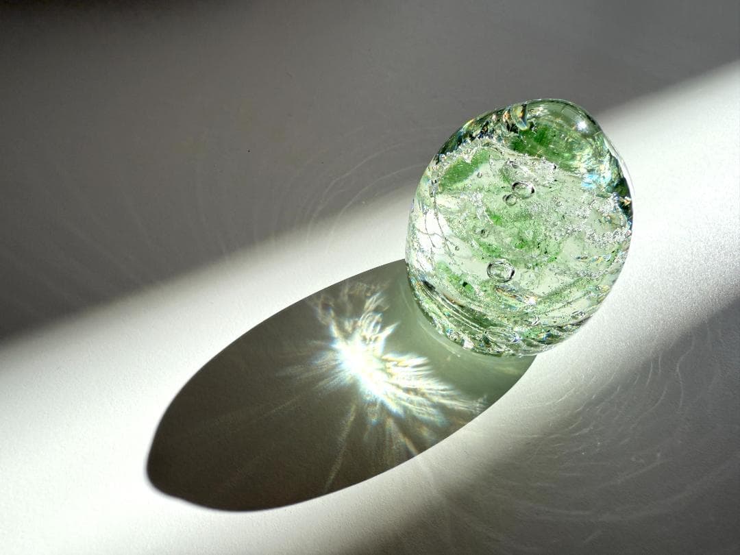 おおやぶみよ ガラスエッグオブジェB