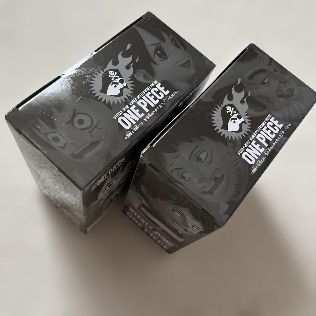 応募者全員サービス　ワンピース　ワーコレ　ルフィ　２種セット(2体入×2)