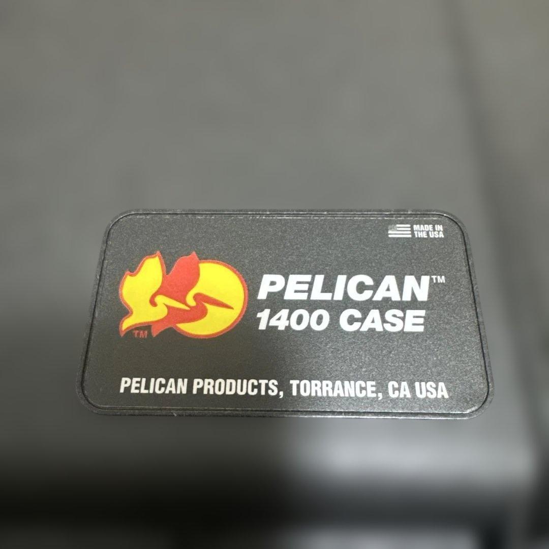 PELICAN（ペリカン） プロテクターケース 1400 フォーム付 BLACK