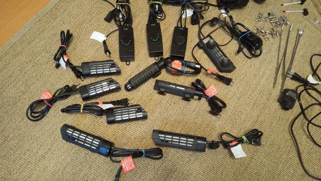 エーハイム　2215 2211フィルターNX003N3台ヒーターまとめて