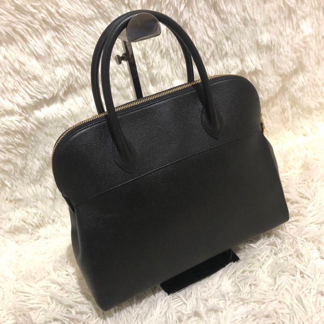 未使用✨銀座 和光 レザー ハンドバッグ ブラック