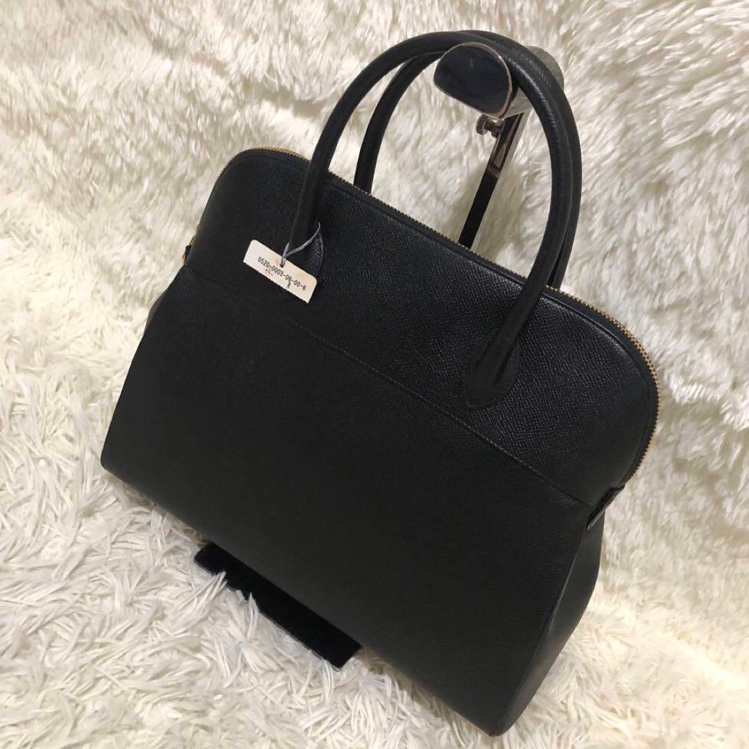 未使用✨銀座 和光 レザー ハンドバッグ ブラック