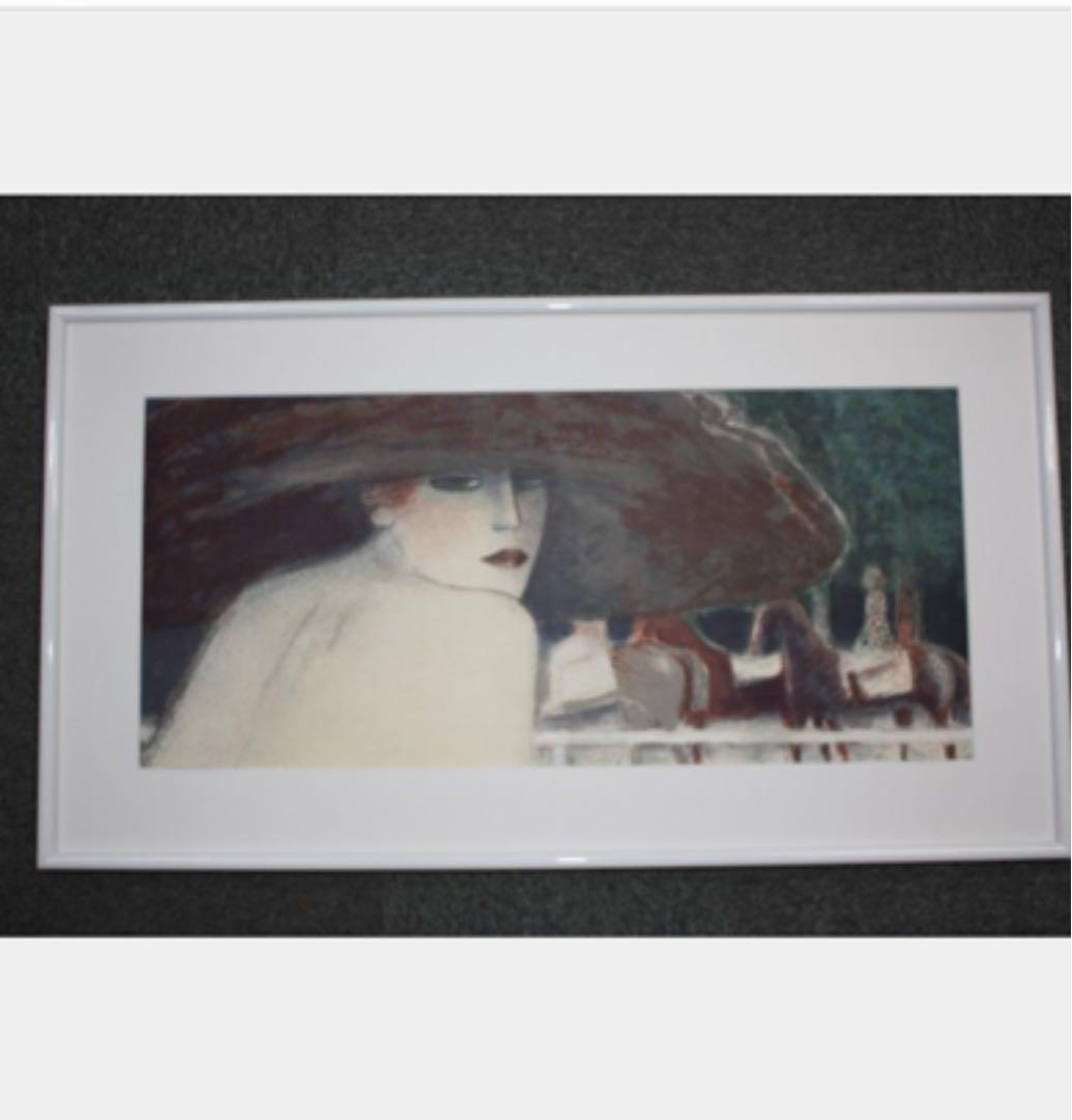 カシニョール版画「ロンシャン競馬場」