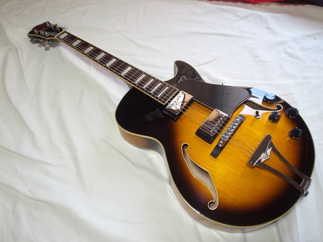 美品　Ibanez AG75 BS　コンパクト　 フルアコ　ほぼ未使用保管品