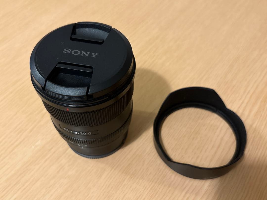 SONY FE 20mm f1.8 単焦点　SEL20F18G フィルター３枚