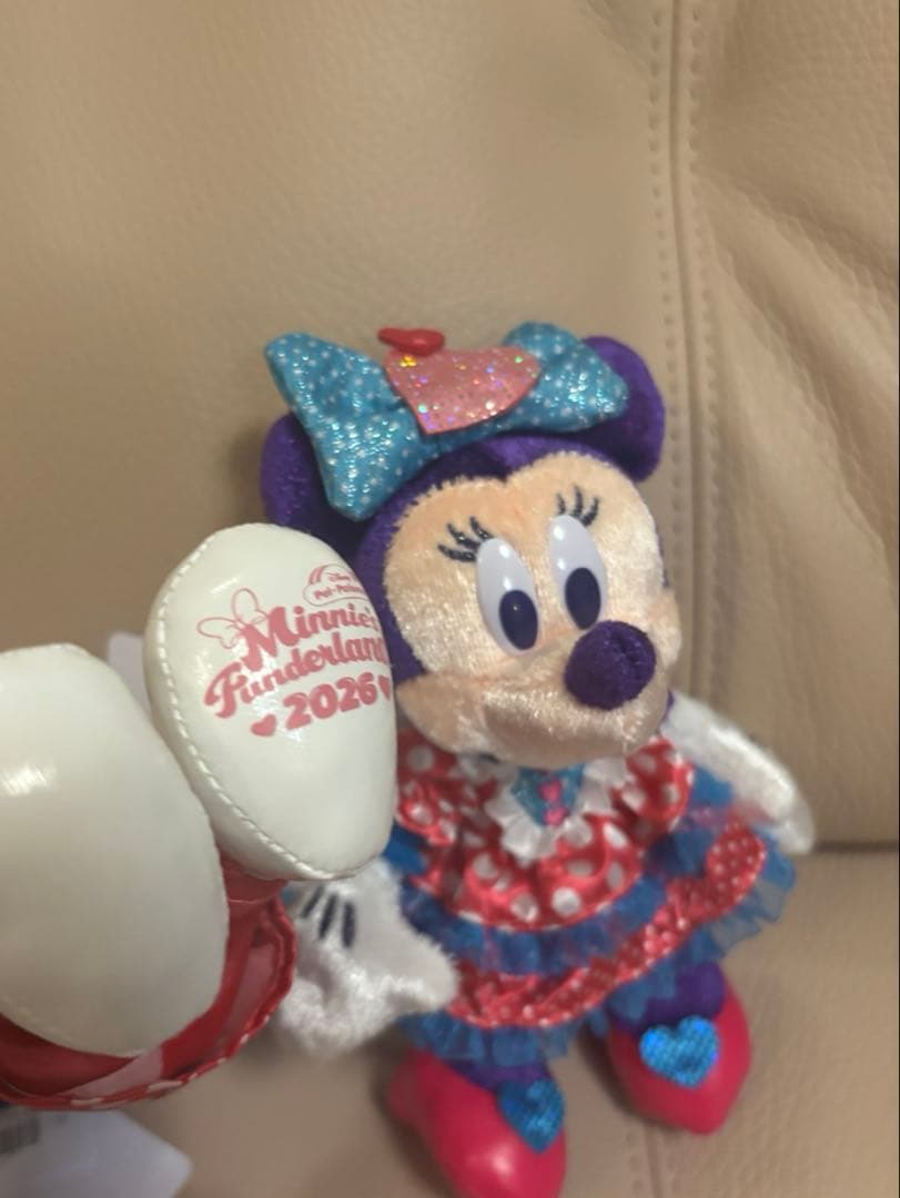 ❤︎ミニー・パルパルーザ❤︎ミニーぬいぐるみ&ミッキー&ミニーぬいぐるみバッチ❤︎
