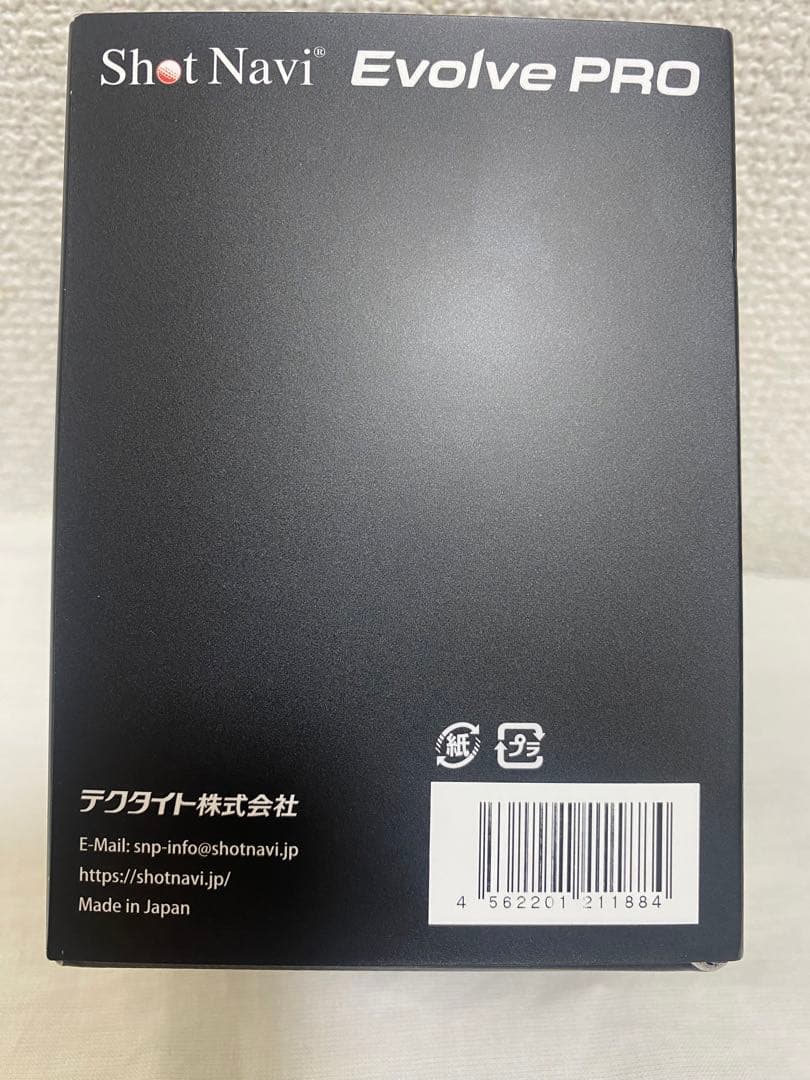 Shot Navi Evolve PRO(ショットナビ)ホワイト大画面カラー液晶