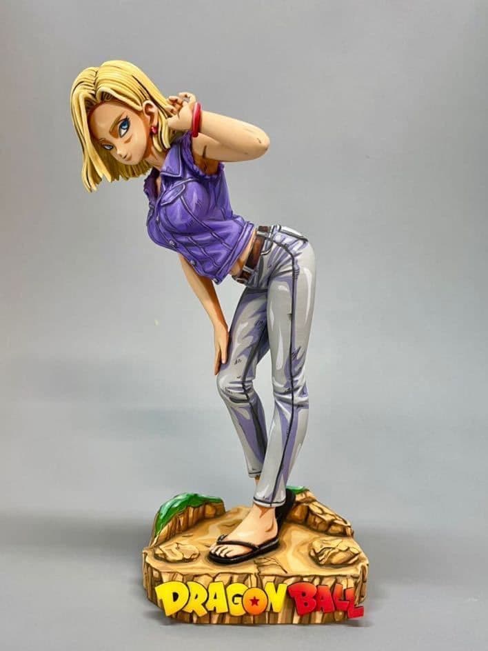 人造人間18号　グリグラ　リペイント　フィギュア